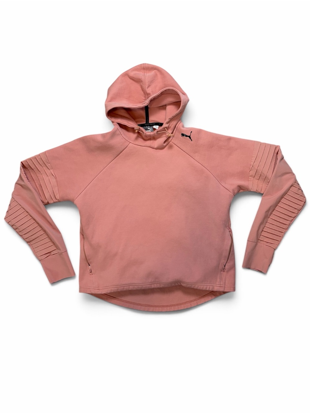 Puma Women’s DryCELL Dusty Rose Athletic Pullover Hoodie Size Large